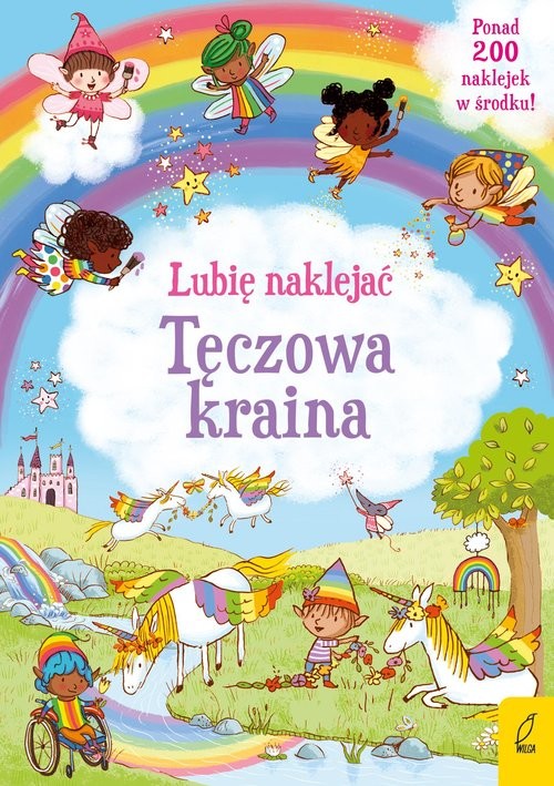 okładka Lubię naklejać Tęczowa kraina książka | Felicity Brooks