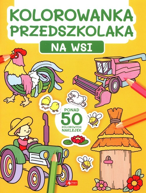 okładka Kolorowanka przedszkolaka. Na wsi książka