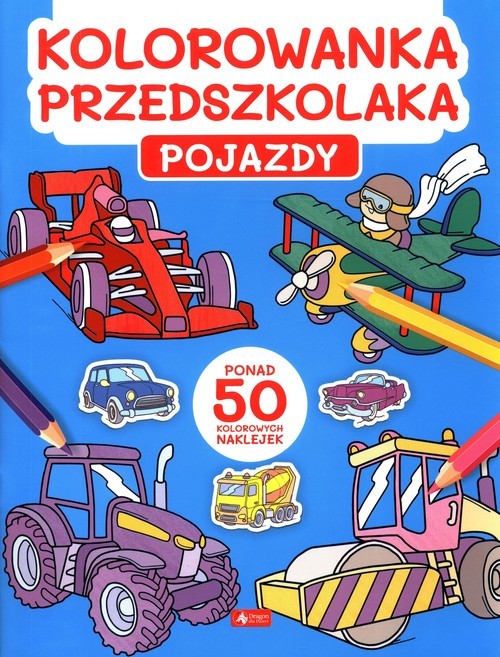 okładka Kolorowanka przedszkolaka Pojazdy książka
