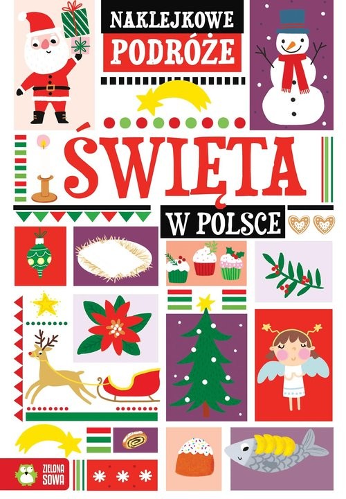 okładka Naklejkowe podróże Święta w Polsce książka