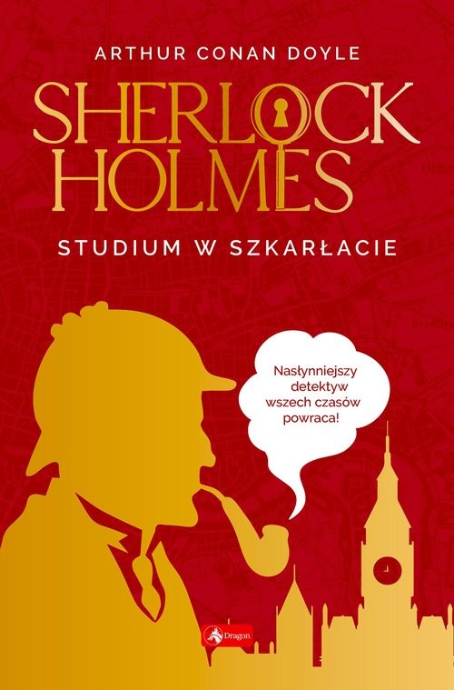 okładka Sherlock Holmes Studium w szkarłacie książka | Arthur Conan Doyle