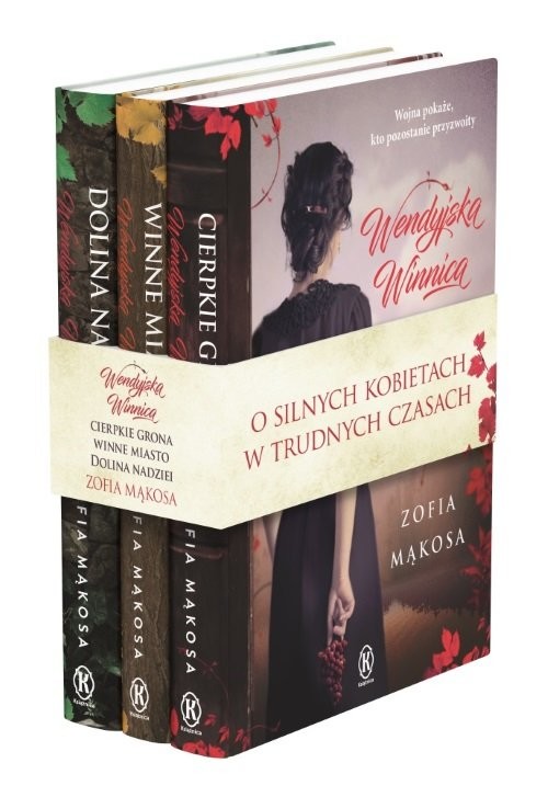 okładka Pakiet Wendyjska winnica 1-3 książka | Zofia Mąkosa