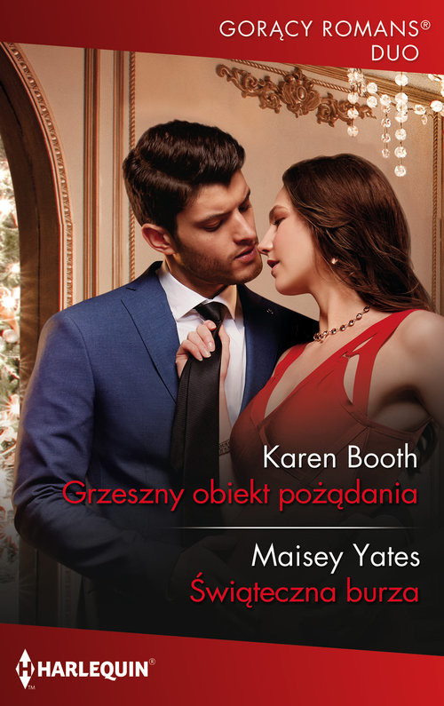 okładka Grzeszny obiekt pożądania Świąteczna burza książka | Booth Karen, Maisey Yates