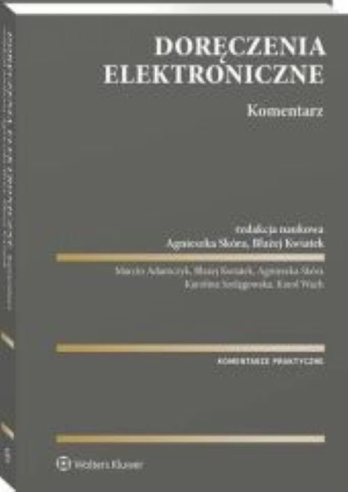 okładka Doręczenia elektroniczne Komentarz książka