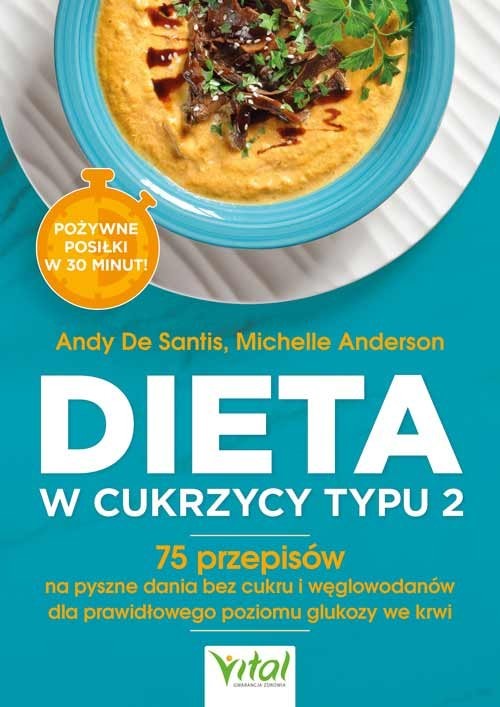 okładka Dieta w cukrzycy typu 2 książka | De SantisAndy