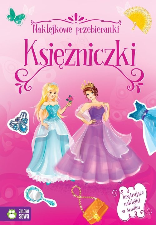 okładka Naklejkowe przebieranki Księżniczki książka
