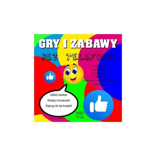 okładka Gry i zabawy bez telefonu książka
