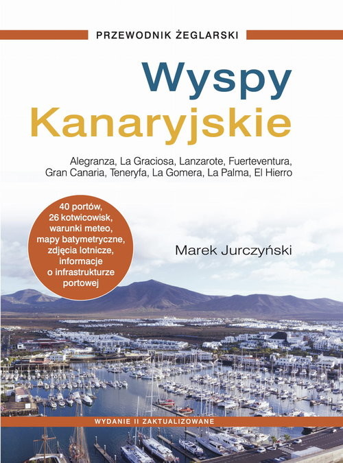 okładka Wyspy Kanaryjskie Przewodnik żeglarski książka | Marek Jurczyński