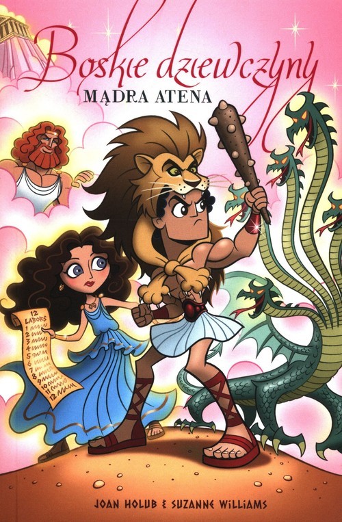 okładka Boskie dziewczyny Tom 5 Mądra Atena książka | Joan Holub, Suzanne Williams