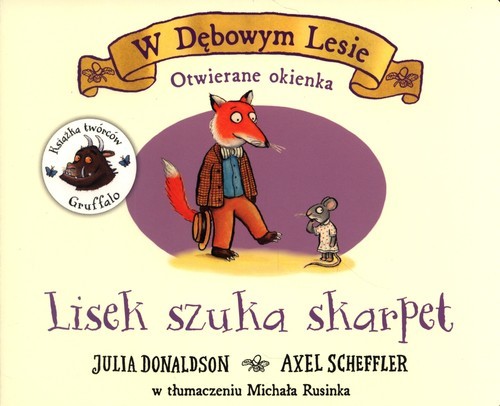 okładka Lisek szuka skarpek książka | Julia Donaldson