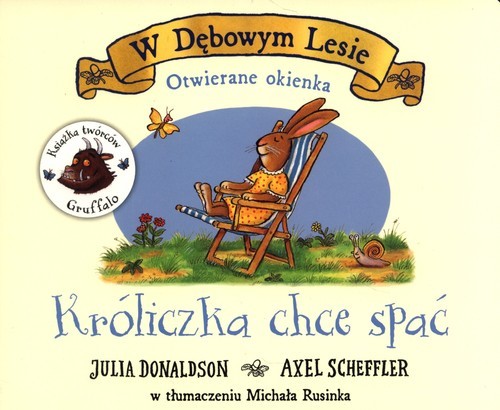 okładka Króliczka chce spać książka | Julia Donaldson