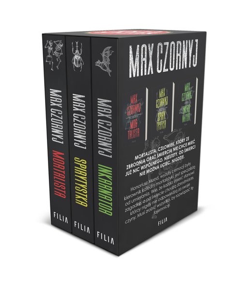 okładka Pakiet: Mortalista / Spirytystka / Inkarnator książka | Max Czornyj