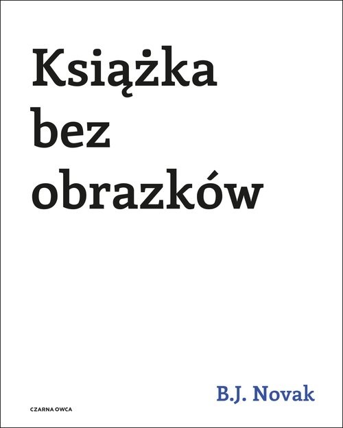 okładka Książka bez obrazków książka | Novak BenjaminJoseph