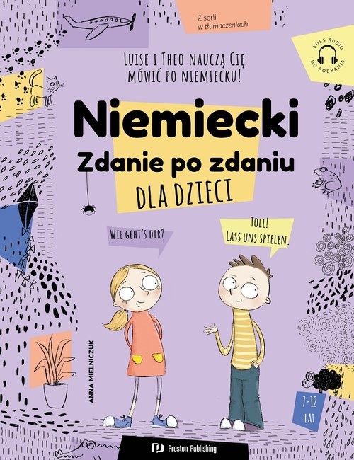 okładka Niemiecki dla dzieci. Zdanie po zdaniu książka | Anna Mielniczuk