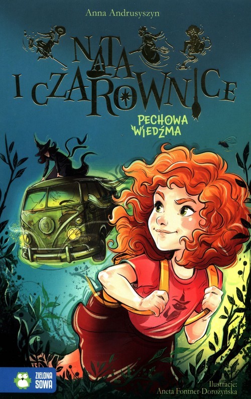 okładka Nata i czarownice Pechowa wiedźma książka | Anna Andrusyszyn