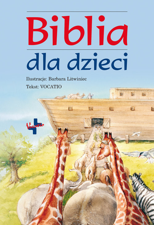 okładka Biblia dla dzieci z ilustracjami Barbary Litwiniec książka