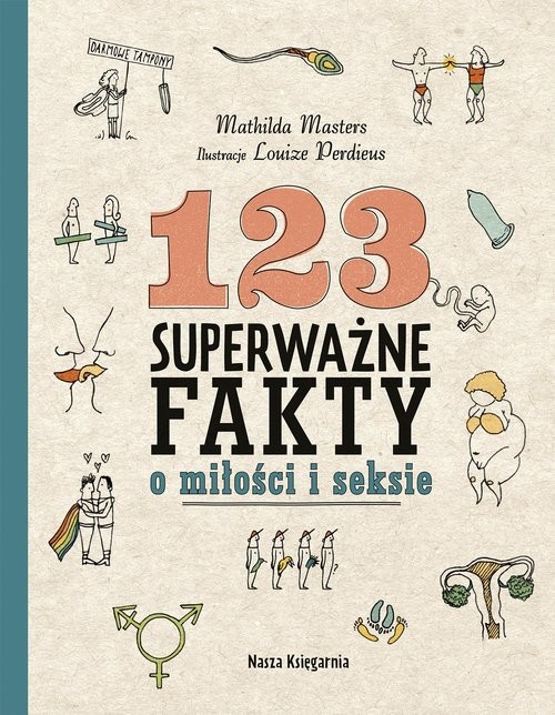 okładka 123 superważne fakty o miłości i seksie książka | Masters Mathilda