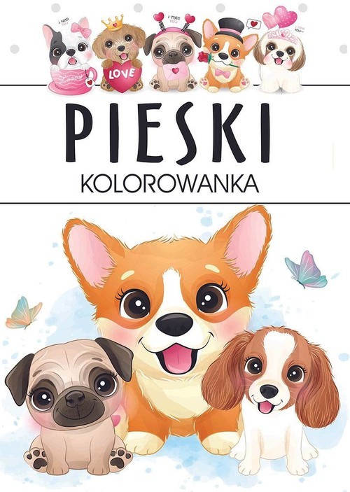 okładka Pieski Kolorowanka książka