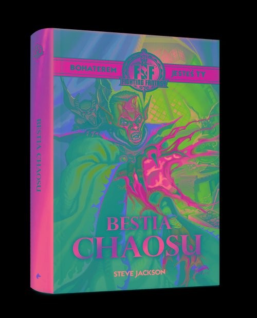 okładka Fighting Fantasy Bestia chaosu książka | Jackson Steve