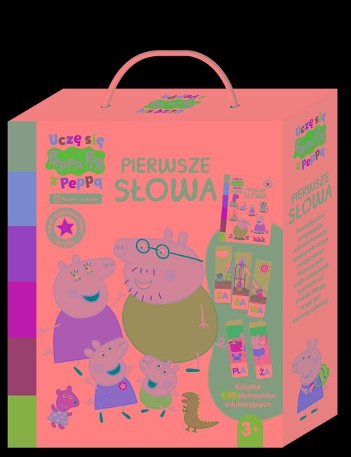 okładka Uczę się z Peppą Pierwsze słowa książka