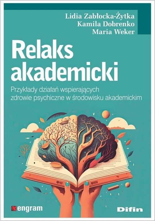 okładka Relaks akademicki Przykłady działań wspierających zdrowie psychiczne w środowisku akademickim książka | Lidia Zabłocka-Żytka, Dobrenko KamilaWekerMaria
