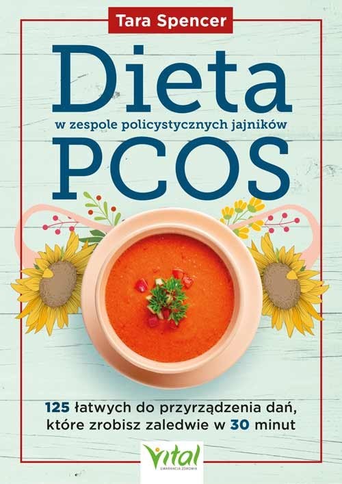 okładka Dieta w zespole policystycznych jajników PCOS książka | Spencer Tara