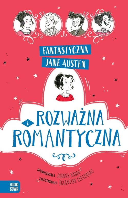 okładka Fantastyczna Jane Austen Rozważna i romantyczna książka | Jane Austen, Joanna Nadin