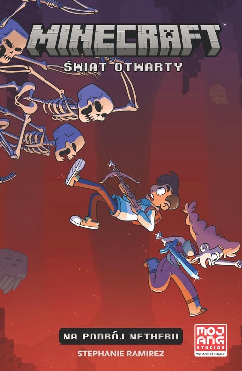 okładka Minecraft. Świat Otwarty. Na podbój Netheru. Tom 1 książka