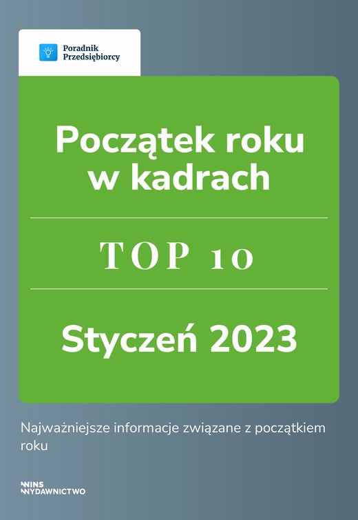 okładka Początek roku w kadrach - TOP 10 styczeń 2023 ebook | pdf | Katarzyna Dorociak, Emilia Lazarowicz