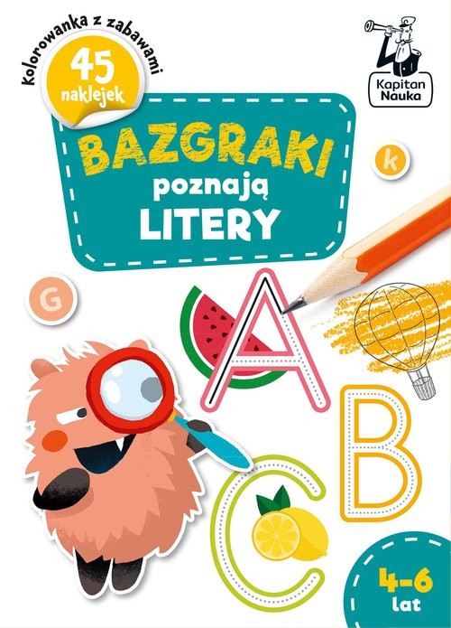 okładka Bazgraki poznają LITERY 4-6 lat książka | Szumska Katarzyna
