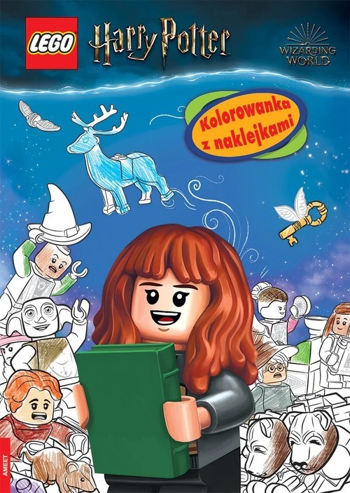 okładka Lego Harry Potter Kolorowanka Z Naklejkami książka