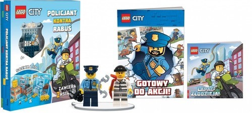 okładka Lego City Policjant Kontra Rabuś książka