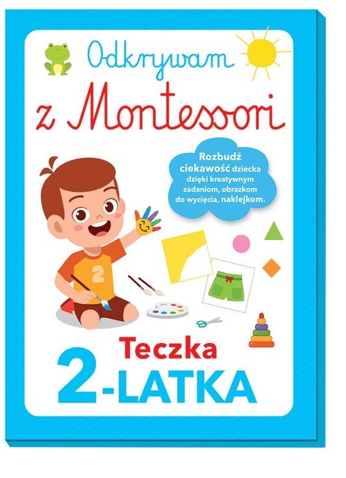 okładka Odkrywam z Montessori Teczka 2-latka książka