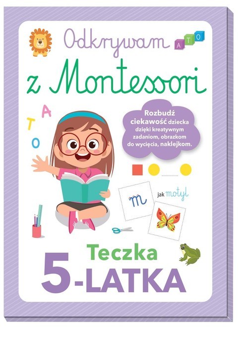 okładka Odkrywam z Montessori Teczka 5-latka książka