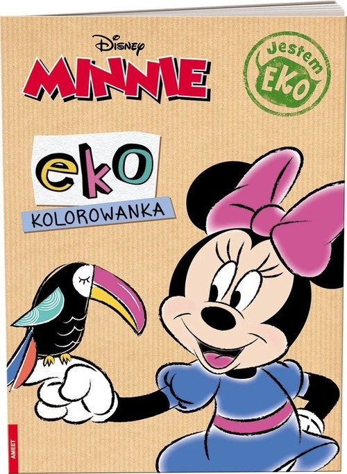 okładka Minnie Ekokolorowanka książka