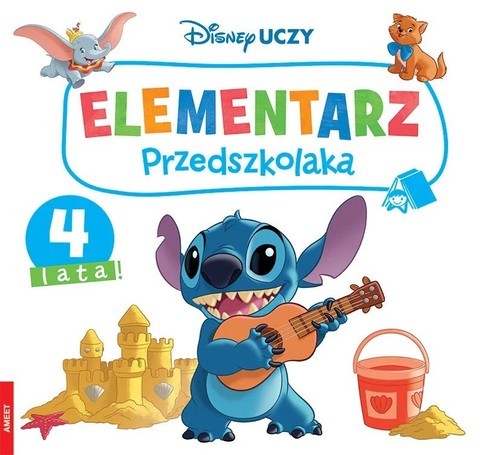 okładka Disney Uczy classic Elementarz przedszkolaka 4 lata książka