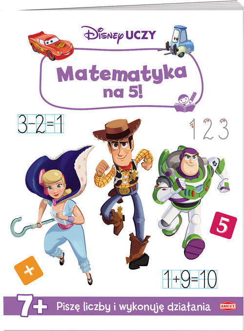 okładka Disney Uczy Matematyka na 5! książka