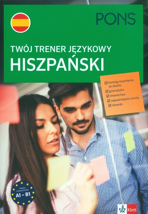 okładka Twój trener językowy Hiszpański A1-B1 książka
