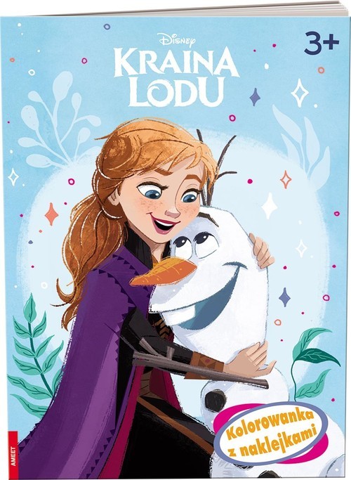 okładka Kraina Lodu Kolorowanka z naklejkami książka