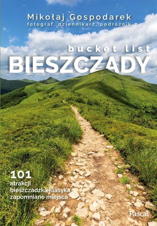 okładka Bucket list Bieszczady książka | Gospodarek Mikołaj