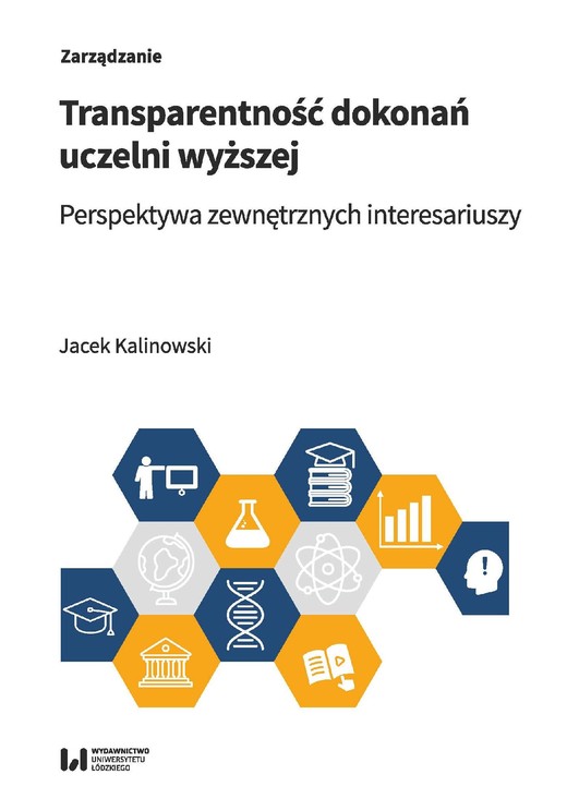 okładka Transparentność dokonań uczelni wyższej ebook | pdf | Jacek Kalinowski