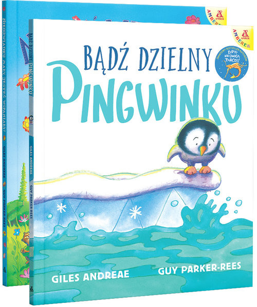 okładka Bądź dzielny, pingwinku / Niedźwiadku mały, jesteś wspaniały! ( Pakiet książka | Andrea Giles, Parker-Rees Guy