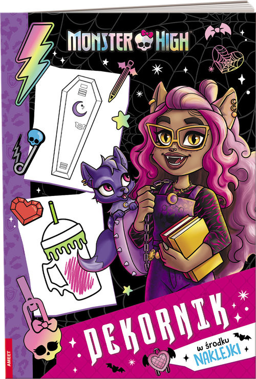 okładka Monster High Dekornik książka