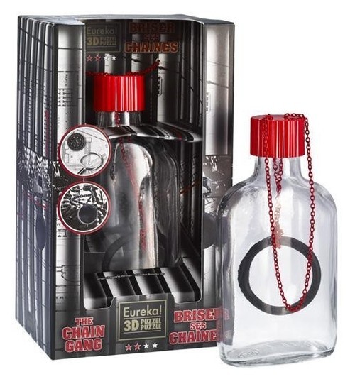 okładka Łamigłówka w butelce Połączeni łańcuchem poziom 2 książka