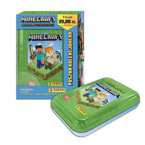 okładka Panini Minecraft Puszka kolekcjonera książka