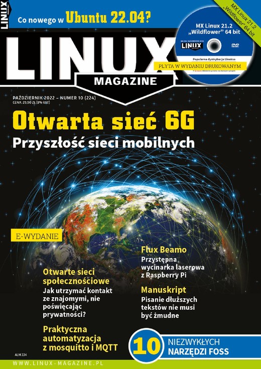 okładka Linux Magazine (październik 2022) Linux Magazine (październik 2022) ebook | epub, mobi, pdf | Praca zbiorowa