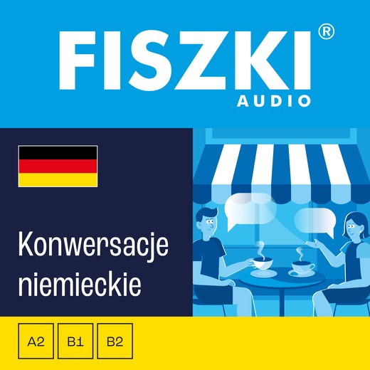 okładka FISZKI audio – niemiecki – Konwersacje audiobook | MP3 | Kinga Perczyńska, Dominika Złotek