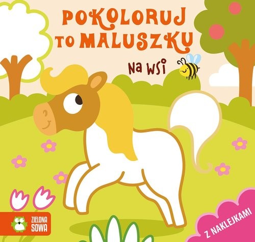 okładka Pokoloruj to maluszku Na wsi książka
