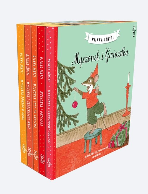 okładka Myszonek chce po swojemu / Myszonek pomaga w domu / Myszonek i Gwiazdka / Myszonek i trzaska Pakiet książka | Riikka Jäntti