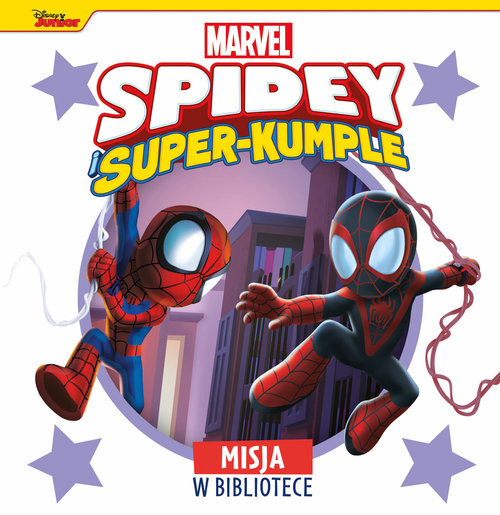 okładka Misja w bibliotece. Marvel Spidey i Super-kumple książka